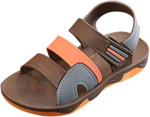 Open Toe Sandals for Boys Girls, Kids Unisex Outdoor Athletic Sport Sandals, Non-Slip Casual Daily Walking Shoes