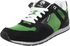 Osiris Men's Hayou LT Skate Shoe,Black/Green/White,10 M US