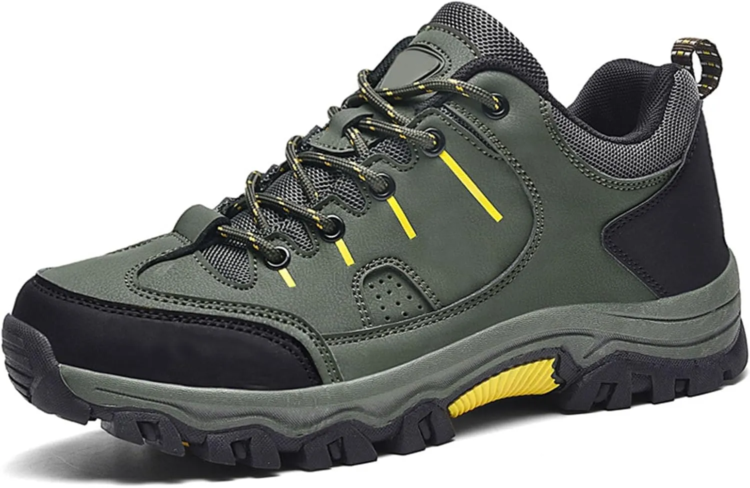 Outdoor Hiking Shoes, Men's Mountaineering Outdoor Shoes Sports Casual Hiking Shoes Dad Lightweight Travel Shoes