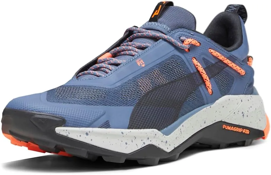 Puma Mens Explore Nitro Hiking Hiking Sneakers Shoes - Blue
