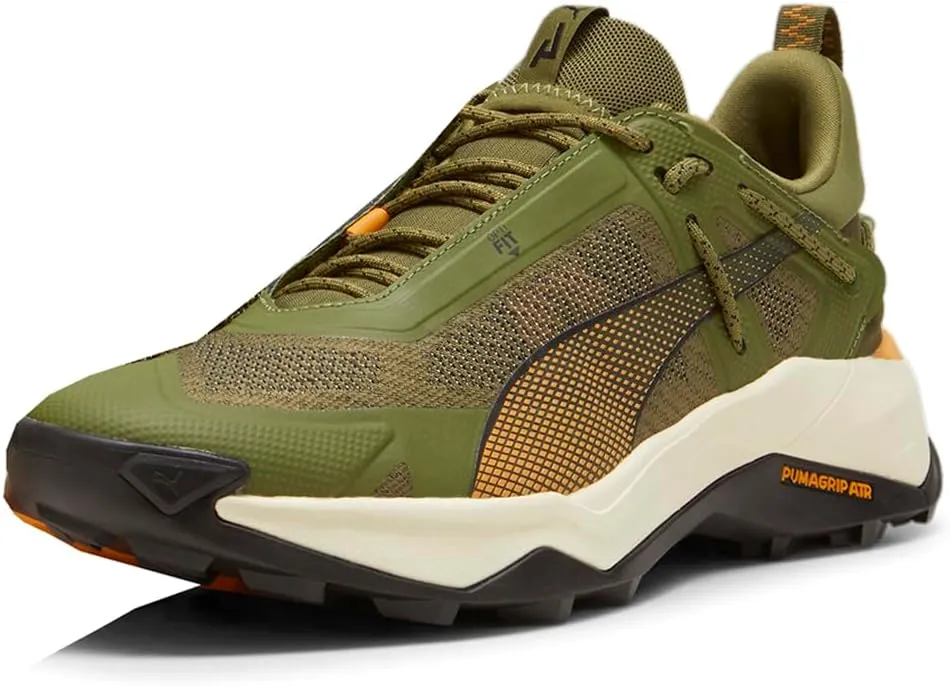 PUMA Mens Explore Nitro Hiking Hiking Sneakers Shoes - Green