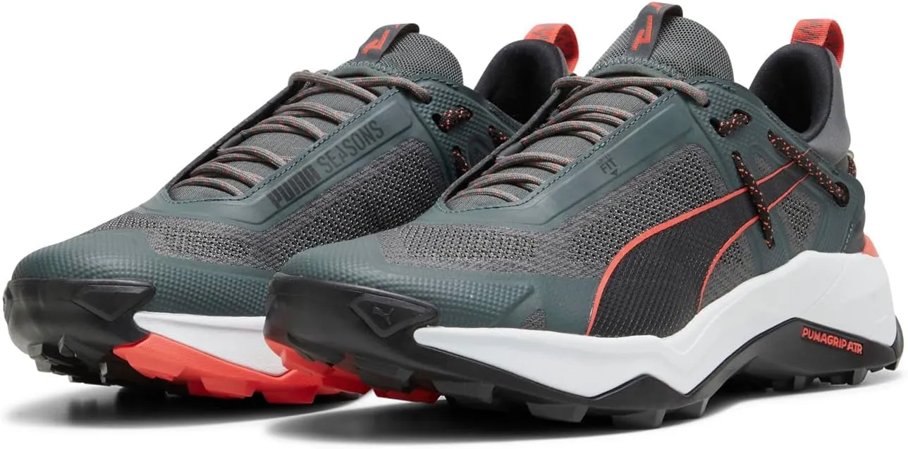 Puma Mens Explore Nitro Hiking Hiking Sneakers Shoes - Grey