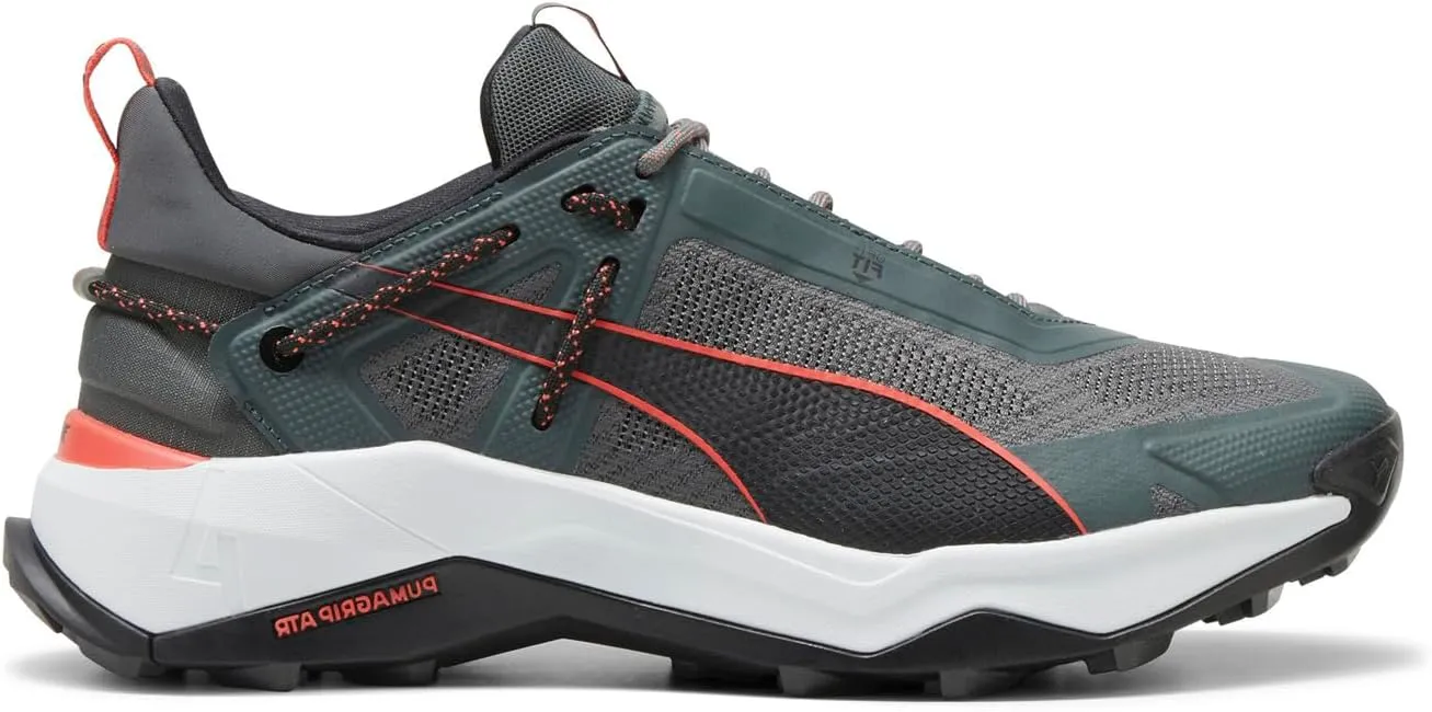 Puma Mens Explore Nitro Hiking Hiking Sneakers Shoes - Grey