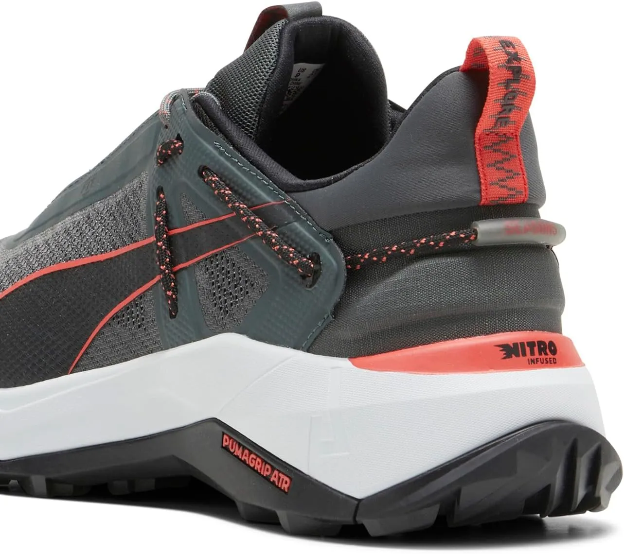 Puma Mens Explore Nitro Hiking Hiking Sneakers Shoes - Grey