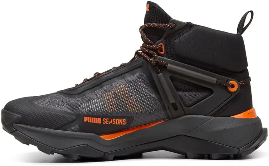 Puma Mens Explore Nitro Mid GTX Hiking Hiking Sneakers Shoes - Black