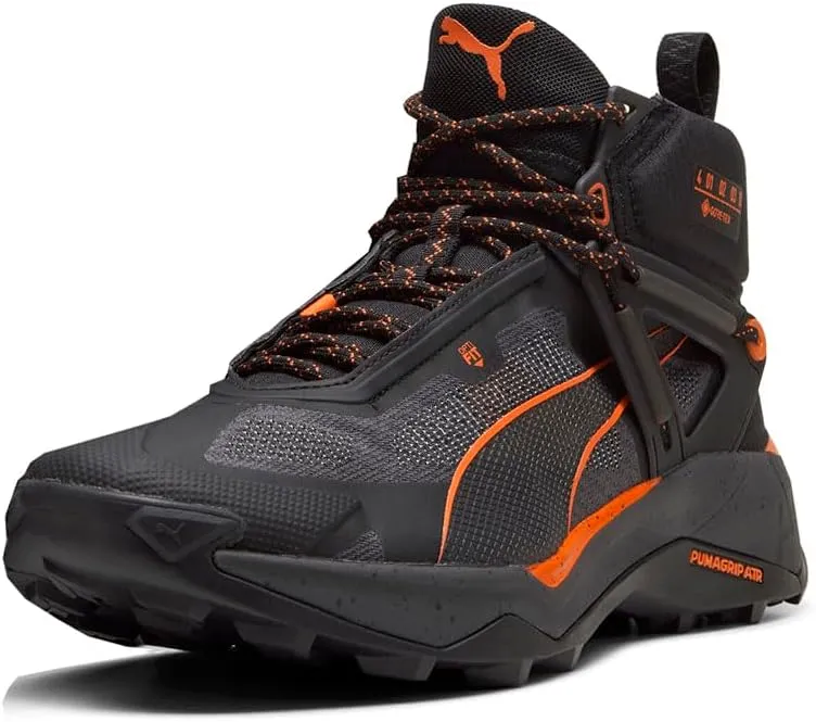 Puma Mens Explore Nitro Mid GTX Hiking Hiking Sneakers Shoes - Black