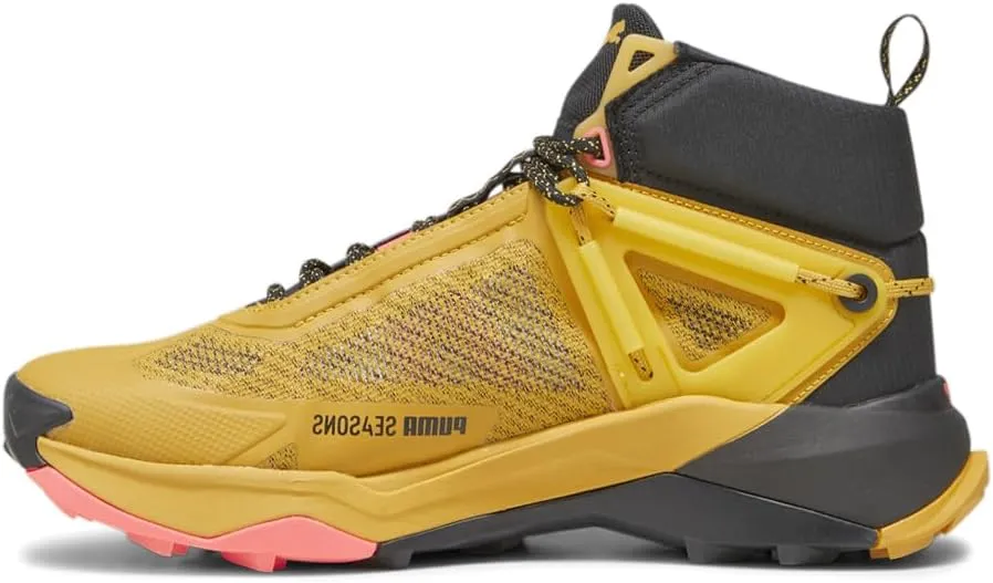 Puma Mens Explore Nitro Mid GTX Hiking Hiking Sneakers Shoes - Yellow