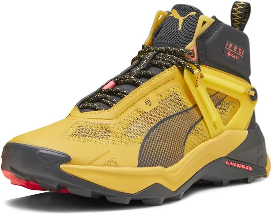 Puma Mens Explore Nitro Mid GTX Hiking Hiking Sneakers Shoes - Yellow