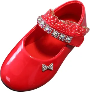 rystal Lace Princess Mary Jane Dress Shoes Princess Low Heel Dance Shoes Pary Wedding Slip On Ballet Flat
