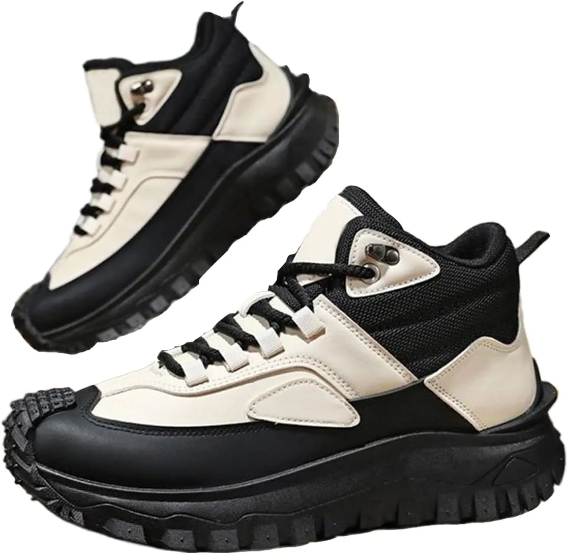 Safety Work Orthopedic Hiking Boots, Thick Soled Sports Outdoor Hiking Boots, Breathable & Cushioned Trail Shoes for Hiking and Outdoor Work
