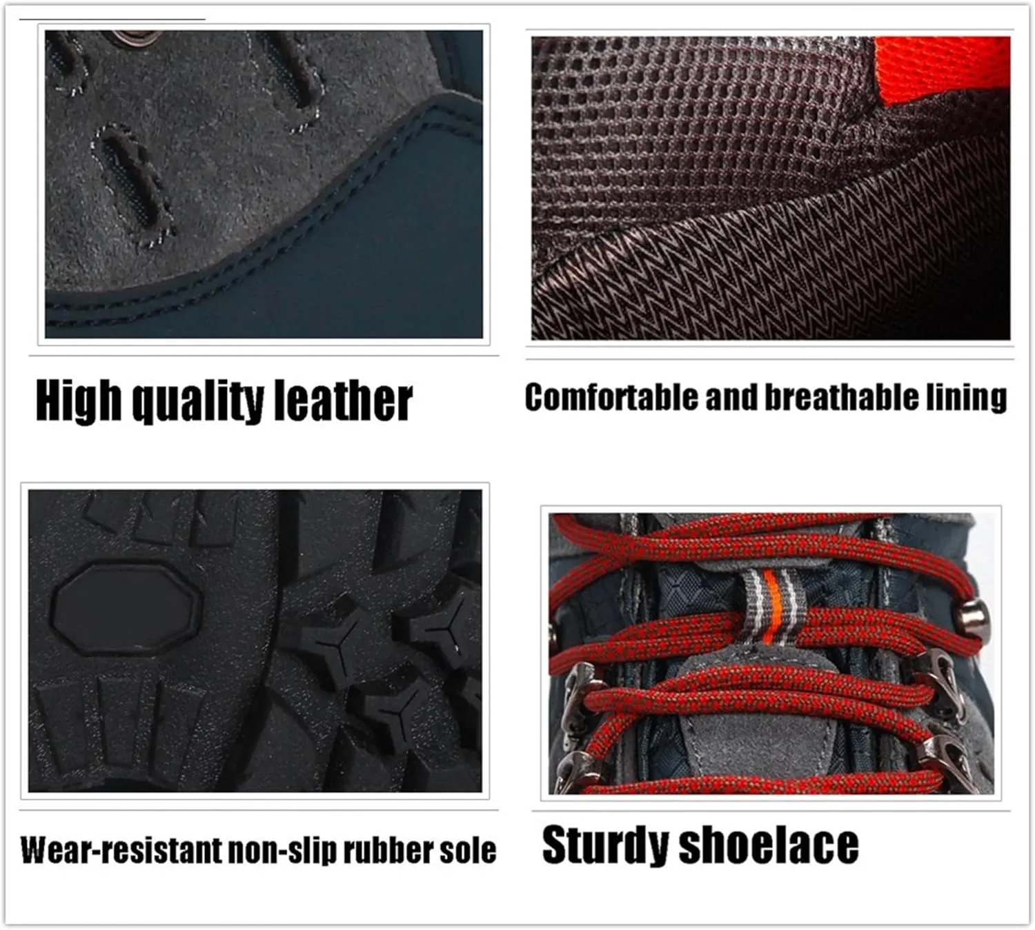SANANG men outdoor ankle boots waterproof sports shoes mountain climbing