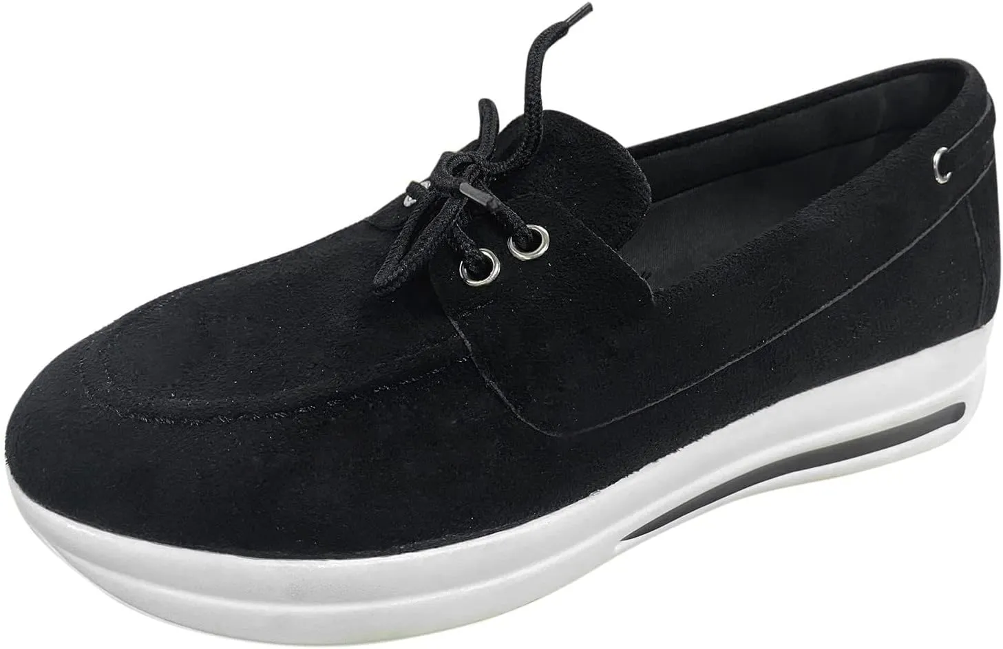 SBGMoSJ Platform Wedge Sneakers for Women Dressy Sneakers for Women 2023 Slip On Wide Black Shoes Women Sneakers Chunky Women's Sneakers Wide Toe Box Athletic Walking Shoes Women Wide Toe Box