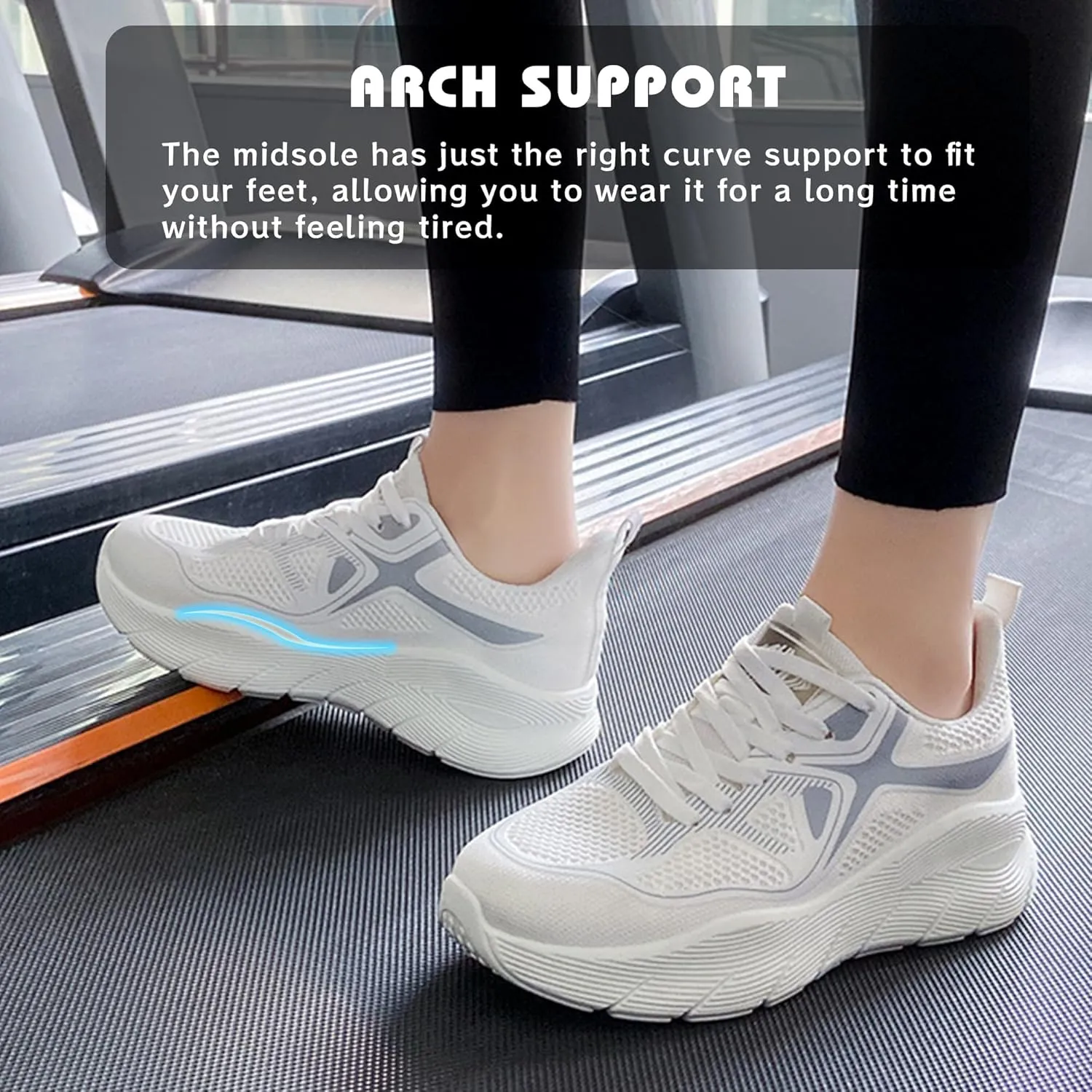 Sneakers for Women Casual Fashion Walking Shoes Lace Up Women's Athletic Tennis Running Footwear