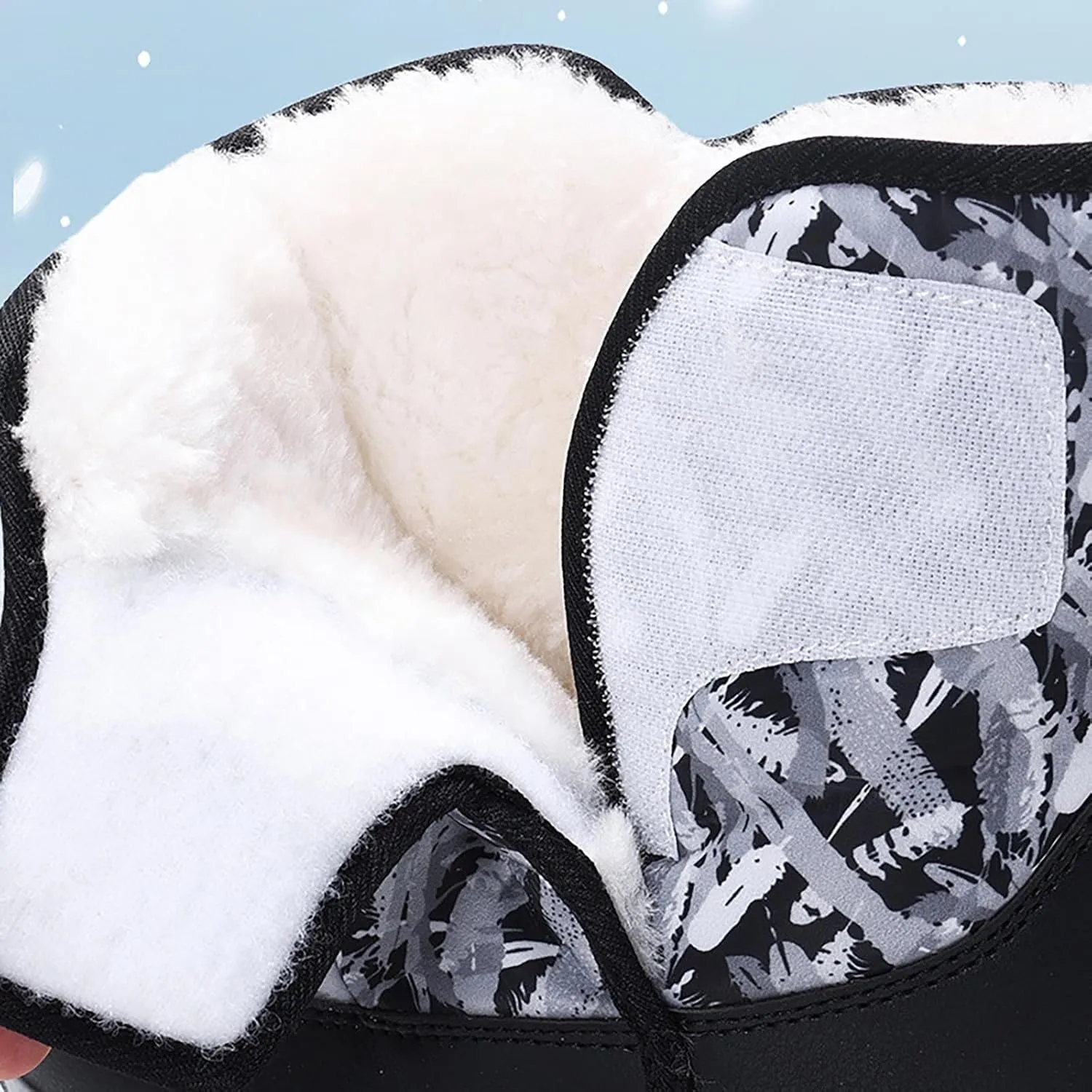 Snow Boots for Kids Boys Winter Warm Water??oof Insulated Fleece Lined Cozy Comfortable Outdoor Hiking Sneaker