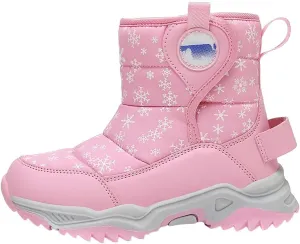 Snow Boots for Kids Boys Winter Warm Water??oof Insulated Fleece Lined Cozy Comfortable Outdoor Hiking Sneaker