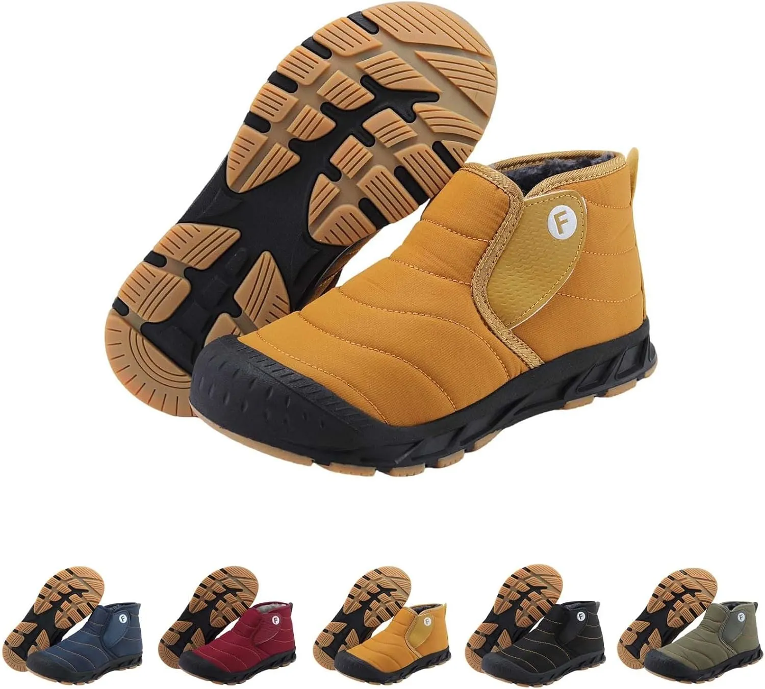 Snow Boots for Women Black Boots Winter Waterproof Womens Fur Boots Pink Fur Boots Winter Work Boots for Women Wide Width Black of Friday Deals 2024