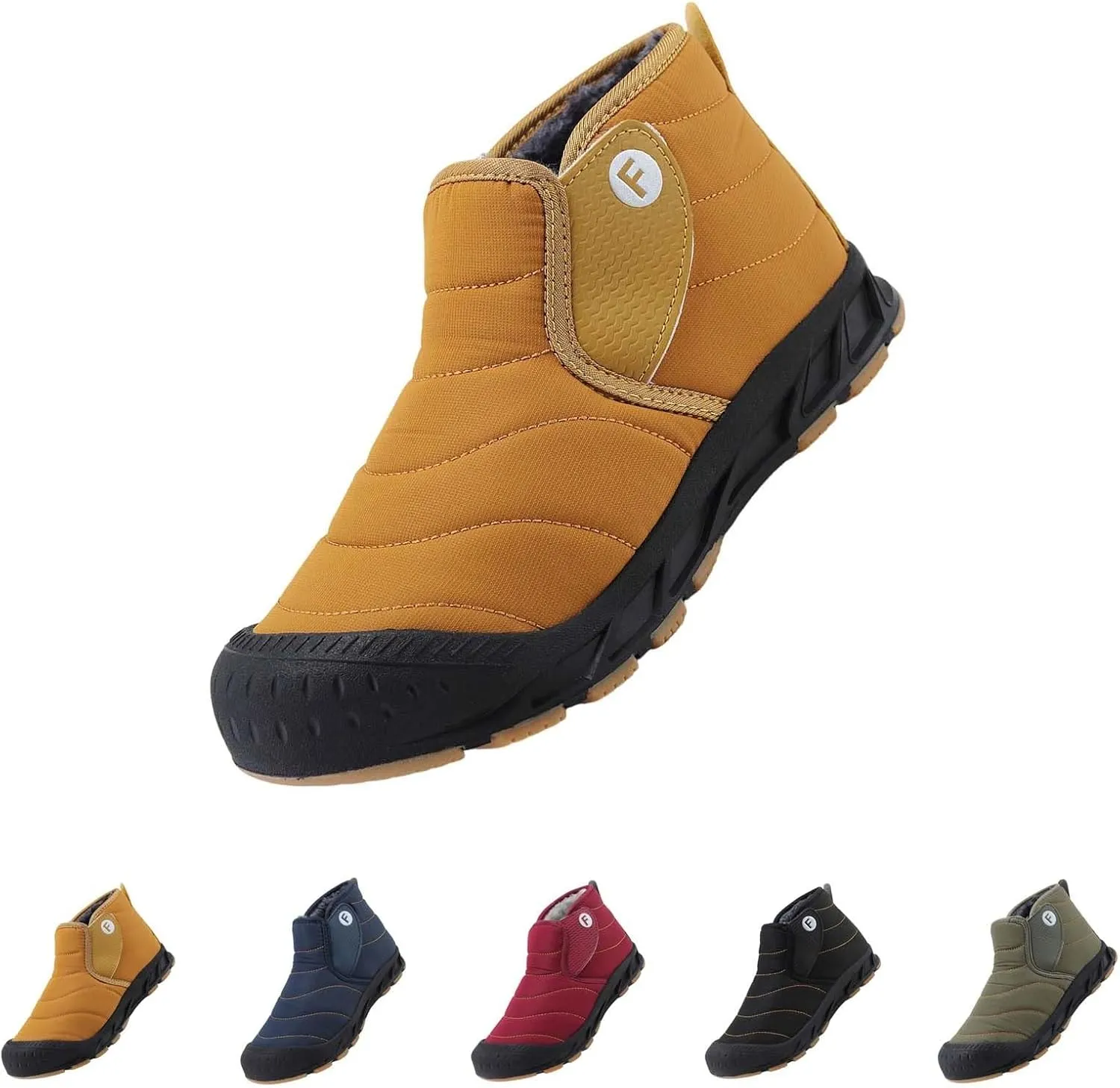 Snow Boots for Women Black Boots Winter Waterproof Womens Fur Boots Pink Fur Boots Winter Work Boots for Women Wide Width Black of Friday Deals 2024