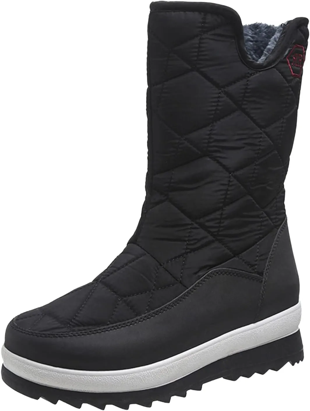 Snow Boots For Women Waterproof Winter Boots Slip On Hiking boots Lightweight Mid Calf Boots for Cold Weather