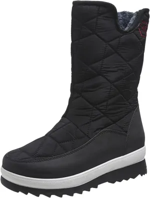 Snow Boots For Women Waterproof Winter Boots Slip On Hiking boots Lightweight Mid Calf Boots for Cold Weather