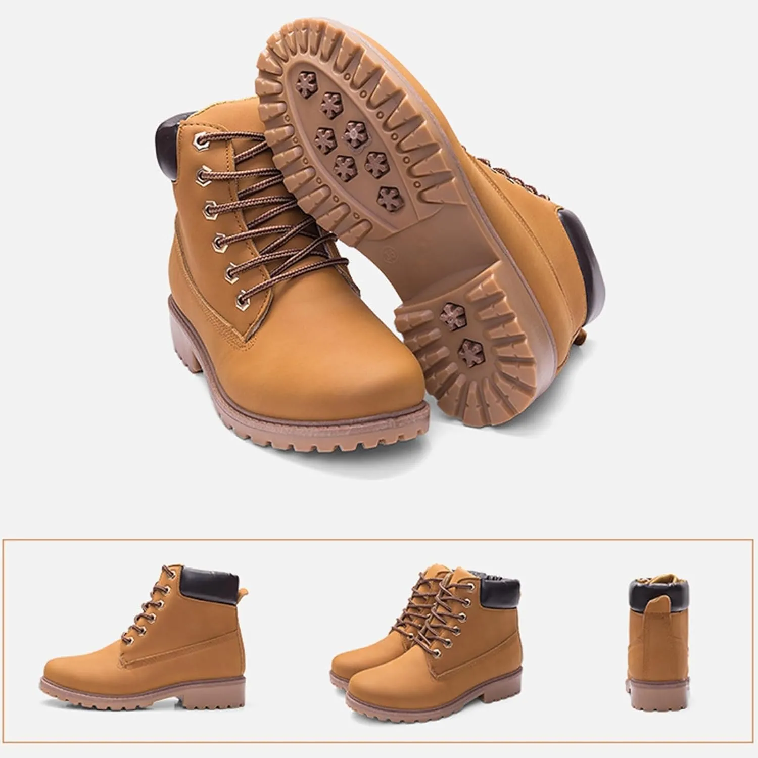 Snow Shoes For Women Cute Winter Boots Women Outdoor Ski Boots Thickening Extra Wide with Boots Women