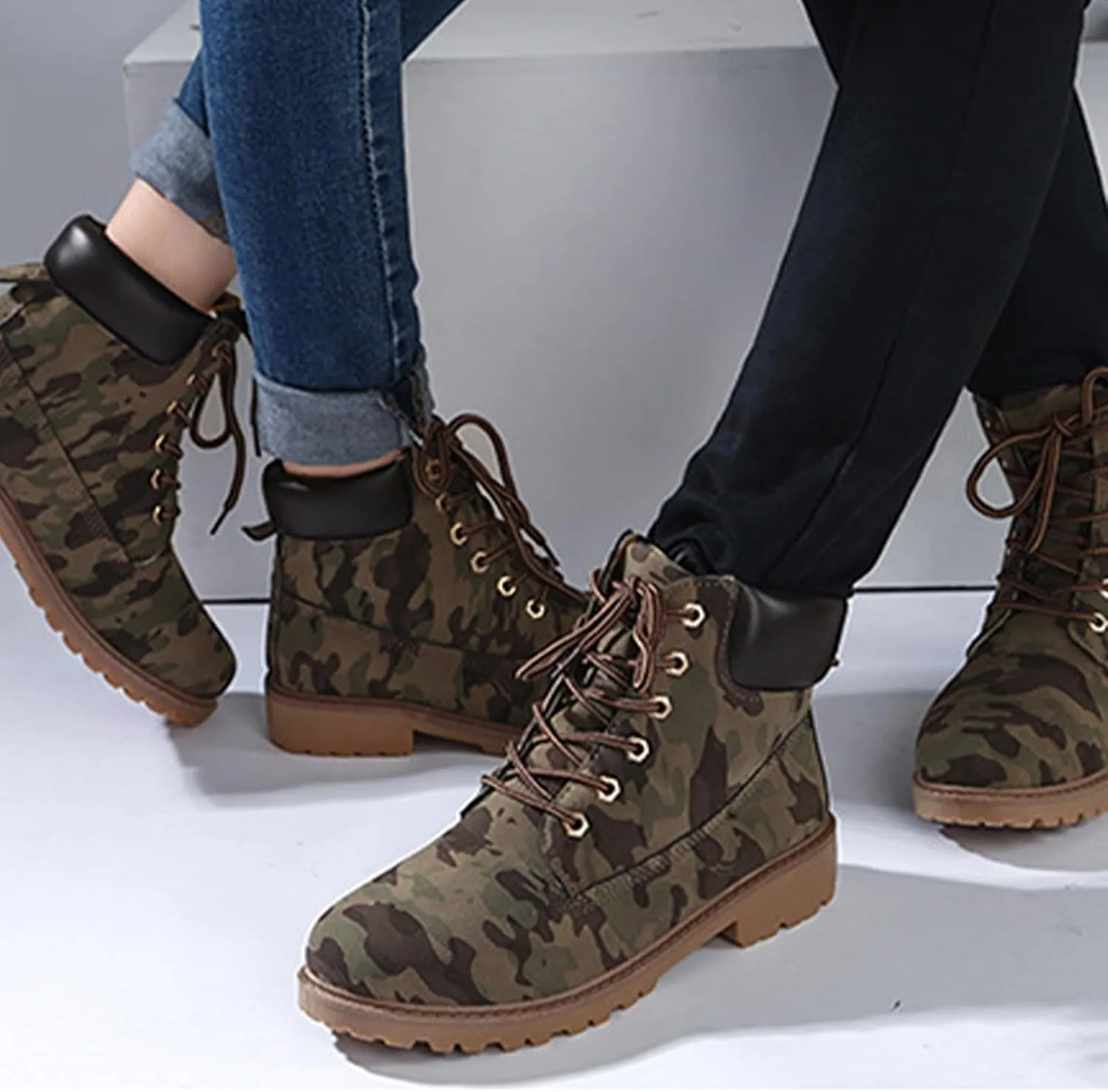 Snow Shoes For Women Cute Winter Boots Women Outdoor Ski Boots Thickening Extra Wide with Boots Women