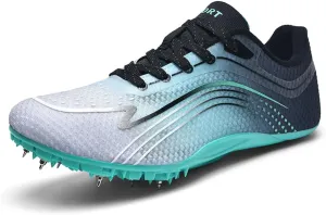 Sprinting Spikes Shoes, Unisex Jumping Race & Training Athletic Shoes for Men Women Children Youth Competition Sprints Sports