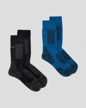 Thermo Socks - Two Pack - Black/Eddy