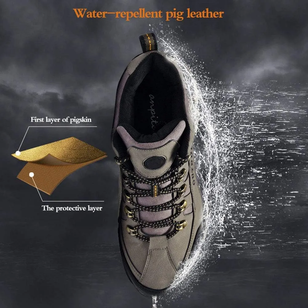 Thick Cotton Shoes, Warm, Waterproof, Non-Slip, Breathable, Hiking and Hiking Snow Shoes