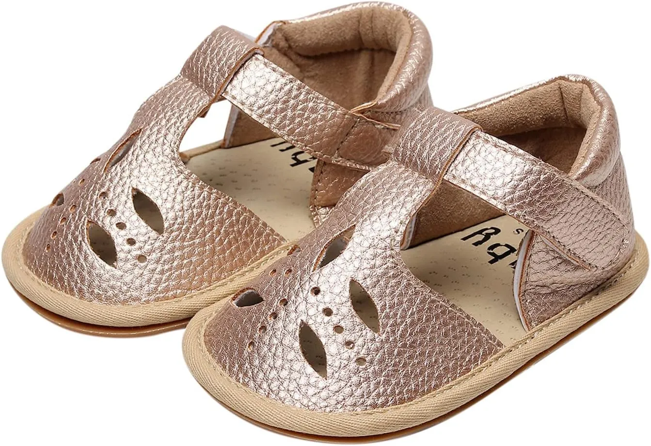 Toddler Baby Closed Toe Sandals Basic Lightweight Walking Shoes Outdoor Sneakers for Shoes for Kids Boys Girls