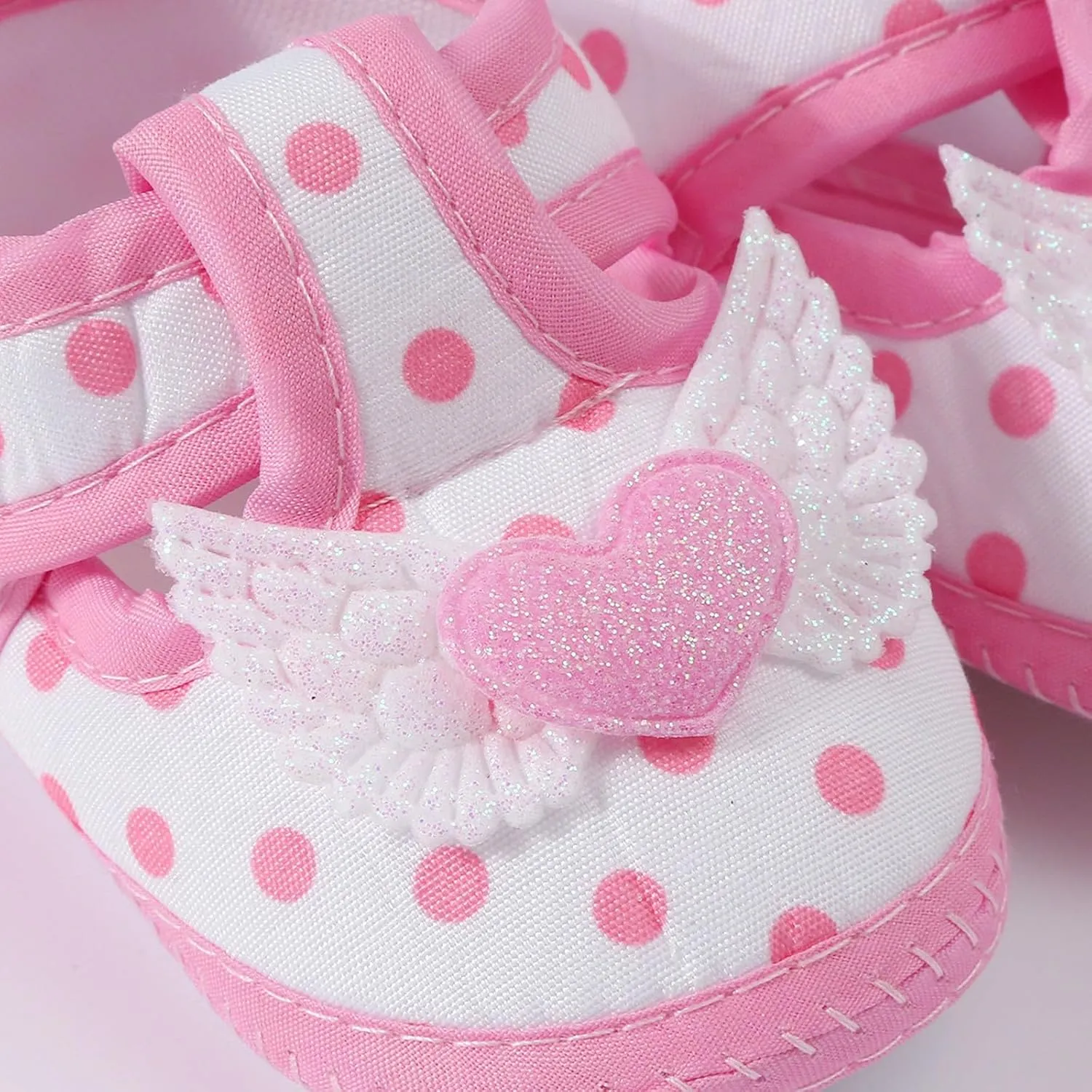 Toddler Baby Girls Cute Flower First Walking Sandals Lightweight Soft Sole Non-Slip Sneakers Princess Wedding Shoes