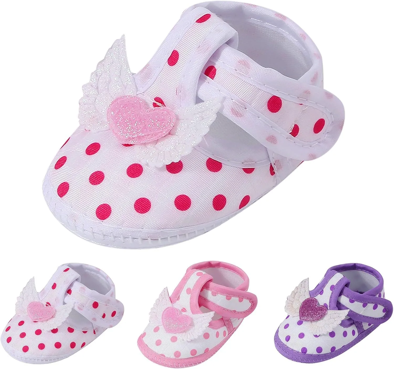 Toddler Baby Girls Cute Flower First Walking Sandals Lightweight Soft Sole Non-Slip Sneakers Princess Wedding Shoes