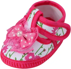Toddler Baby Girls Cute Flower First Walking Sandals Lightweight Soft Sole Non-Slip Sneakers Princess Wedding Shoes