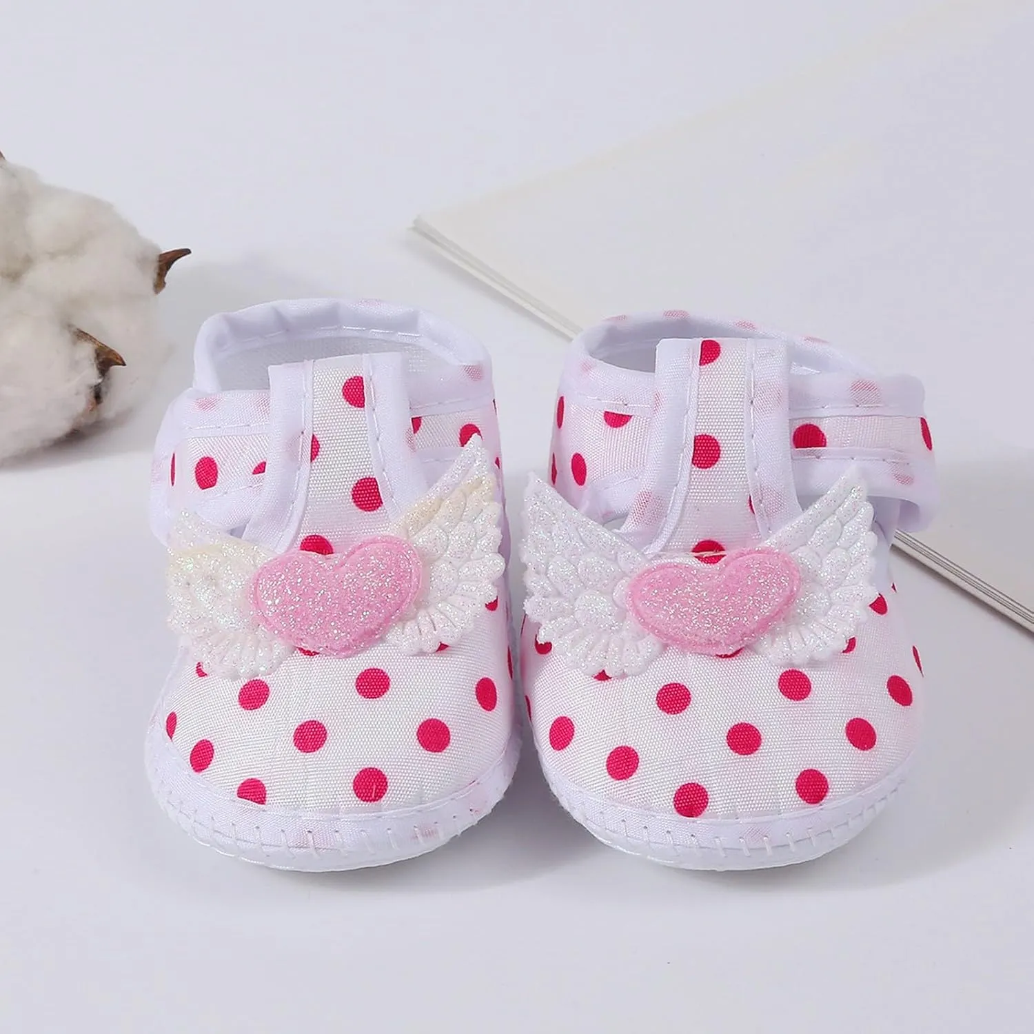 Toddler Baby Girls Cute Flower First Walking Sandals Lightweight Soft Sole Non-Slip Sneakers Princess Wedding Shoes