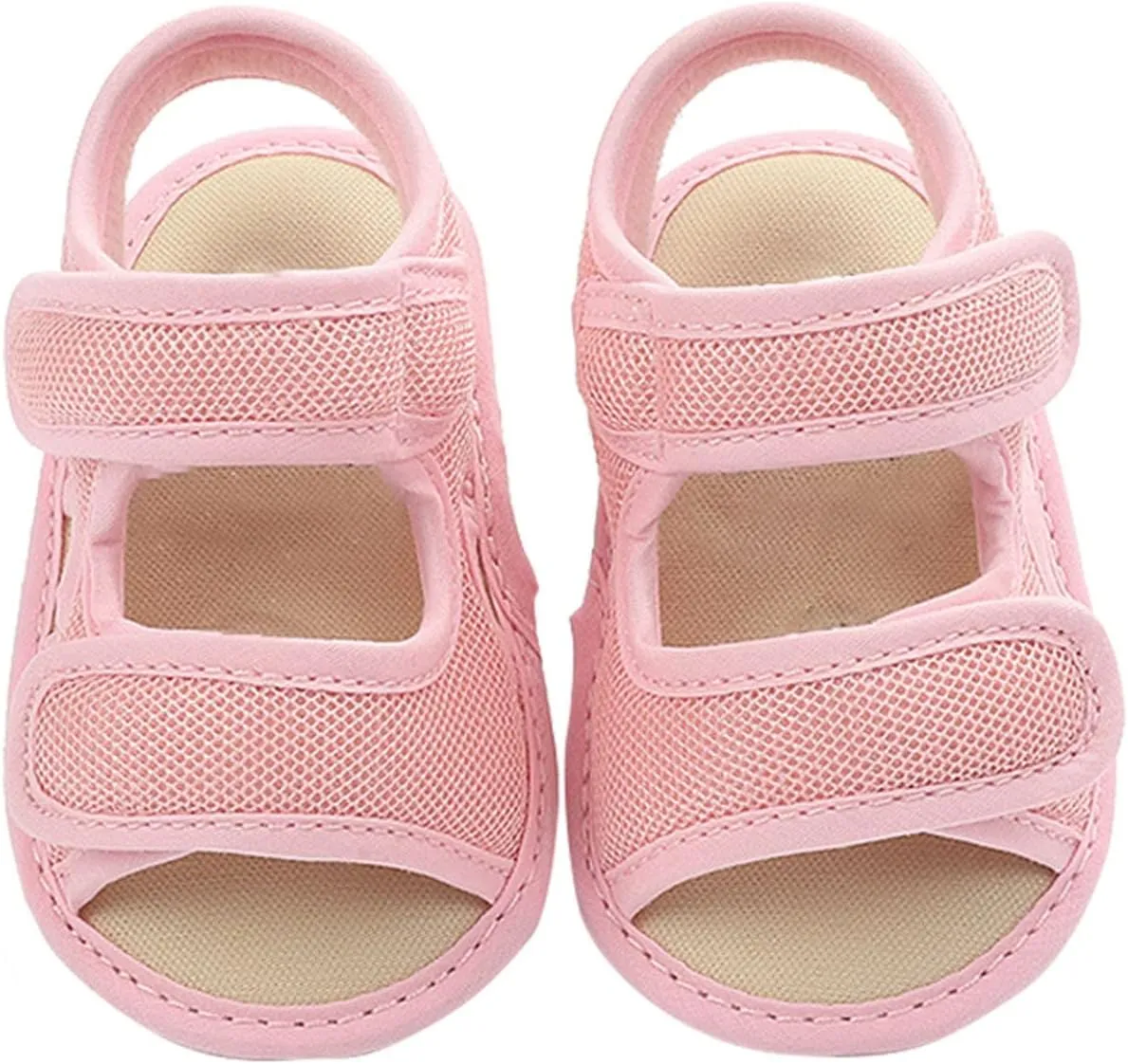 Toddler Baby Mesh Prewalker Sandals Infant Lightweight Open Toe Breathable Strap First Walking Shoes for Girl Boy