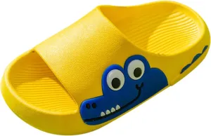 Toddler Boys Girls Cloud Slide Dinosaur Shower Slippers Kids Summer Soft Sole Non Slip Slippers for Big Girls