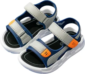 Toddler Boys Sport Sandals Open Toe Non Slip Walking Shoes with Adjustable Strap Lightweight Kids Athletic Sandals