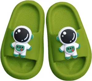 Toddler Cartoon Non Slip Slides Non-Slip Comfy Cushioned Thick Sole Shower Pool Slippers Summer Beach Water Shoes