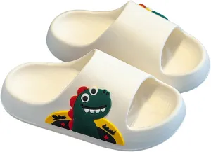 Toddler Dinosaur Cloud Slide Shower Slippers Kids Boys Girls Summer Cute Soft Sole Non Slip Little Bedroom Sandals