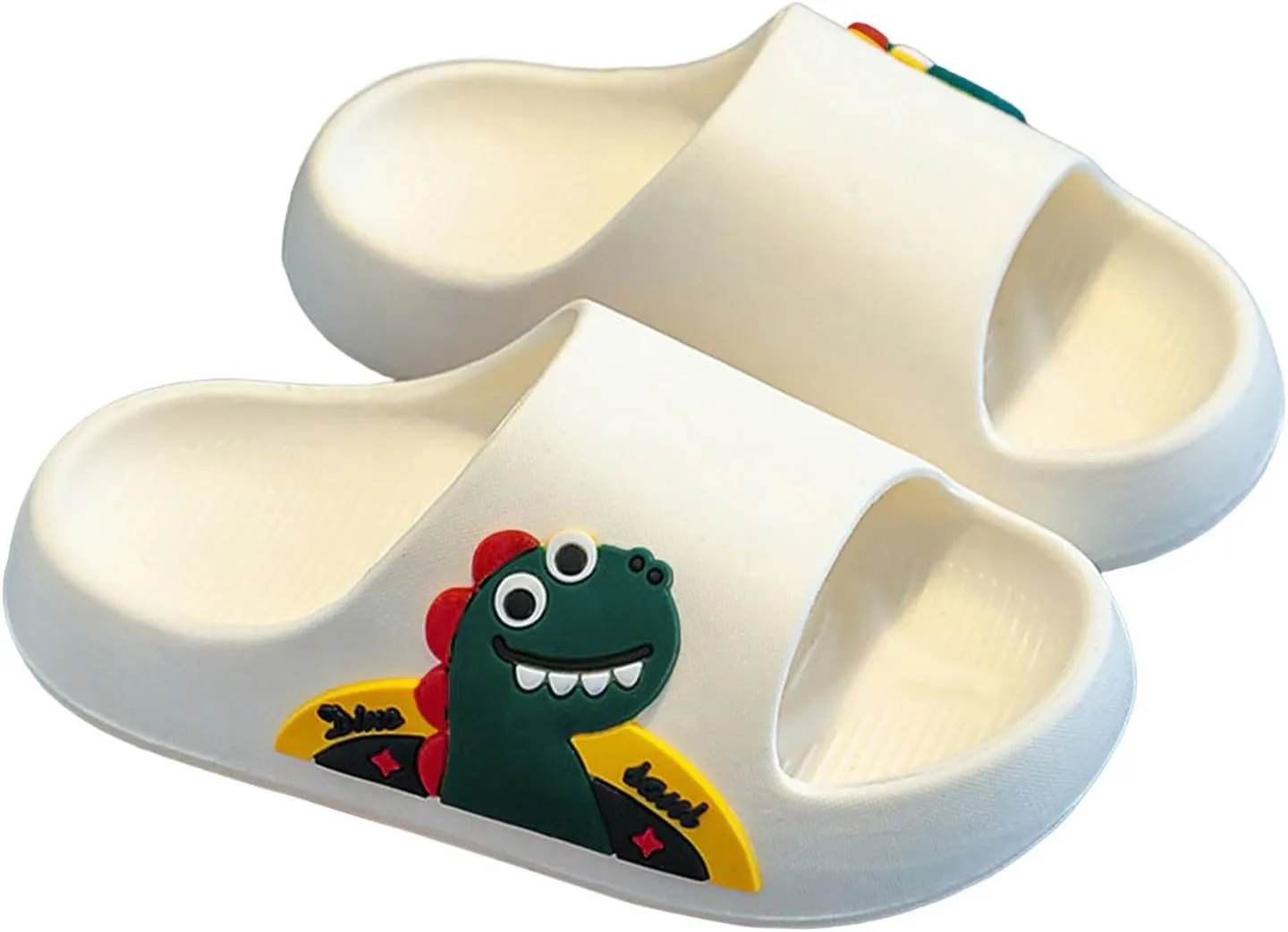 Toddler Dinosaur Cloud Slide Shower Slippers Kids Boys Girls Summer Cute Soft Sole Non Slip Little Bedroom Sandals