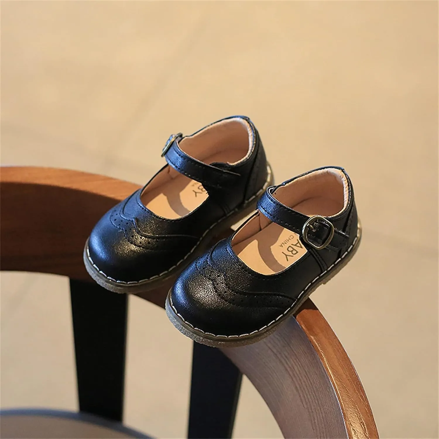 Toddler Dress Shoes Bowknot Mary Jane Shoes Girls Ballet Flat for Kids Wedding Pary niform Church Shoes