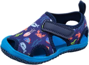 Toddler Girls Boys Water Shoes Quick-Dry Closed Toe Beach Swim Pool Sandals Slip On Lightweight Slippers Toddlers