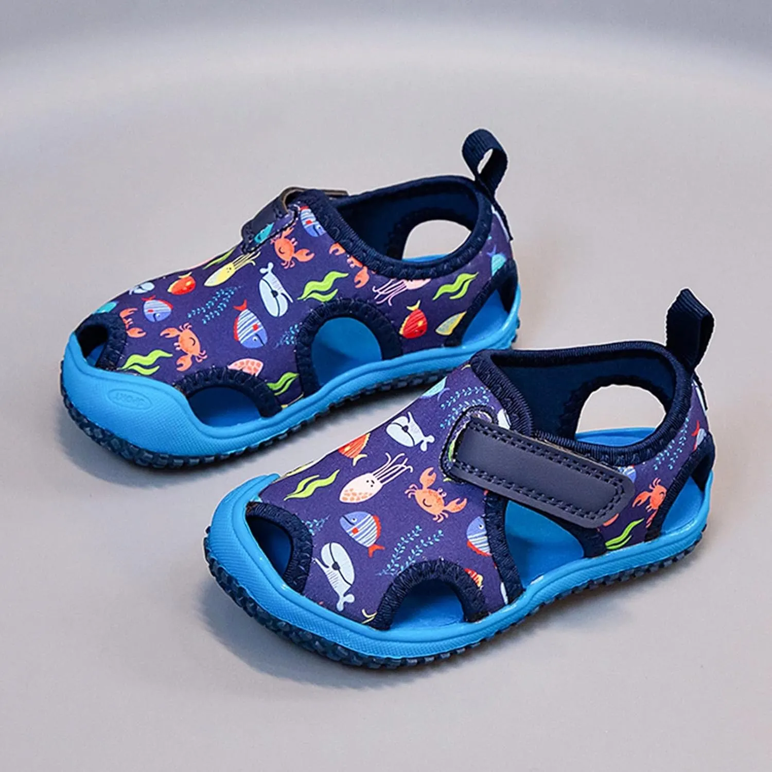 Toddler Girls Boys Water Shoes Quick-Dry Closed Toe Beach Swim Pool Sandals Slip On Lightweight Slippers Toddlers
