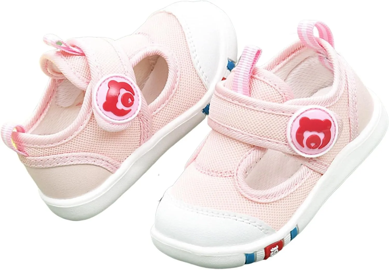 Toddler Mesh Sneakers Baby Infant Girls Boys Prewalkers Lightweight Breathable Non-Slip First Walking Flat Shoes