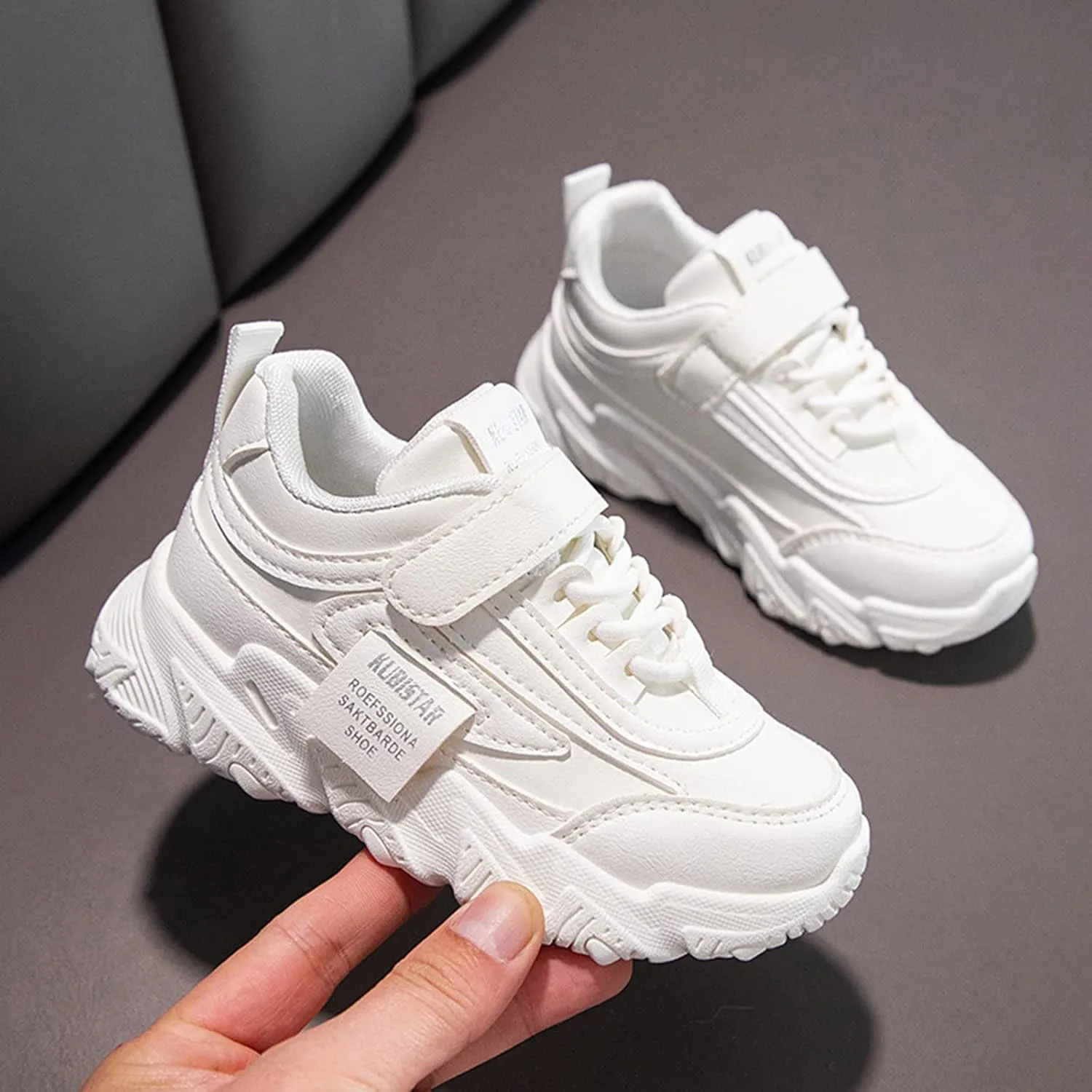 Toddler Tennis Shoes Girls Fashion Sneakers Toddler Shoes Boys Walking Running Shoes Thick Sole Non Slip Tennis Sport