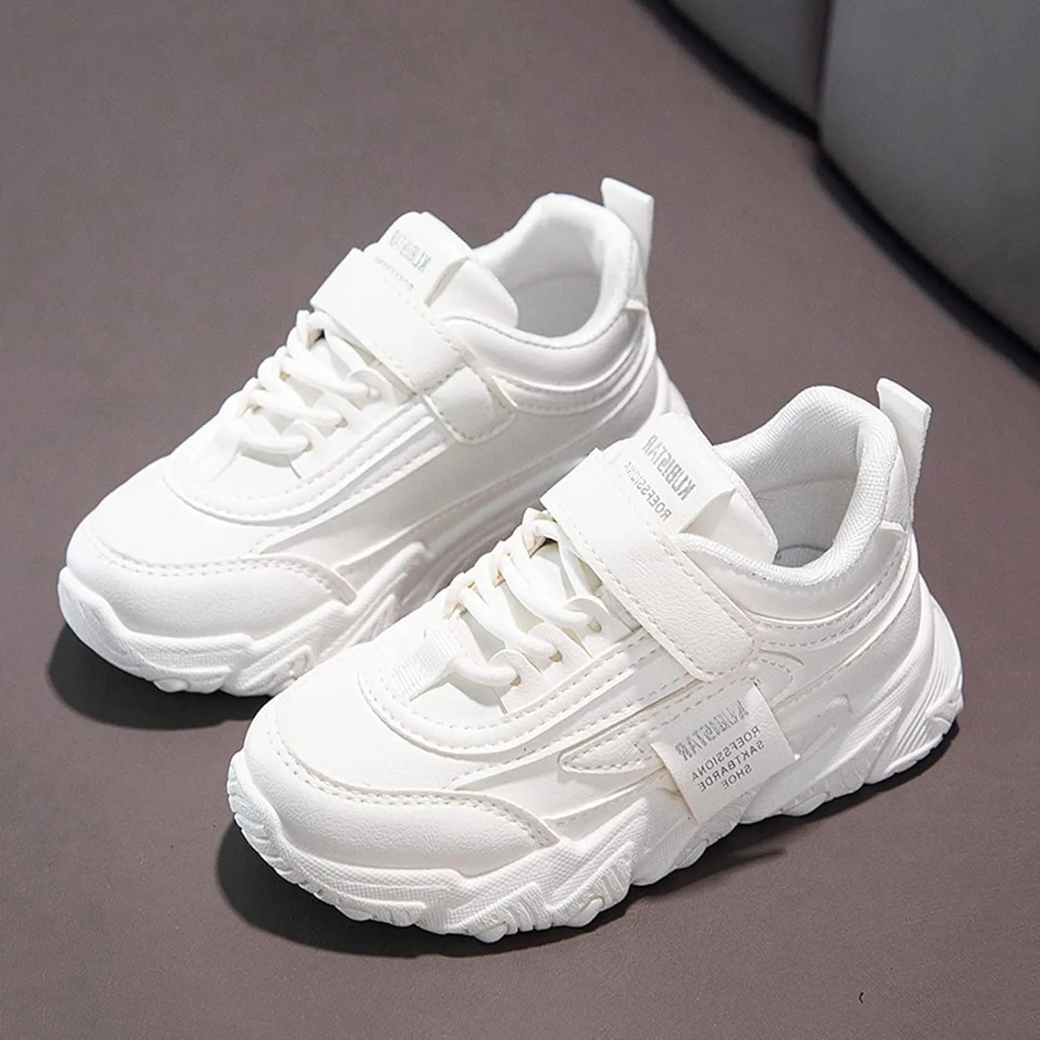 Toddler Tennis Shoes Girls Fashion Sneakers Toddler Shoes Boys Walking Running Shoes Thick Sole Non Slip Tennis Sport