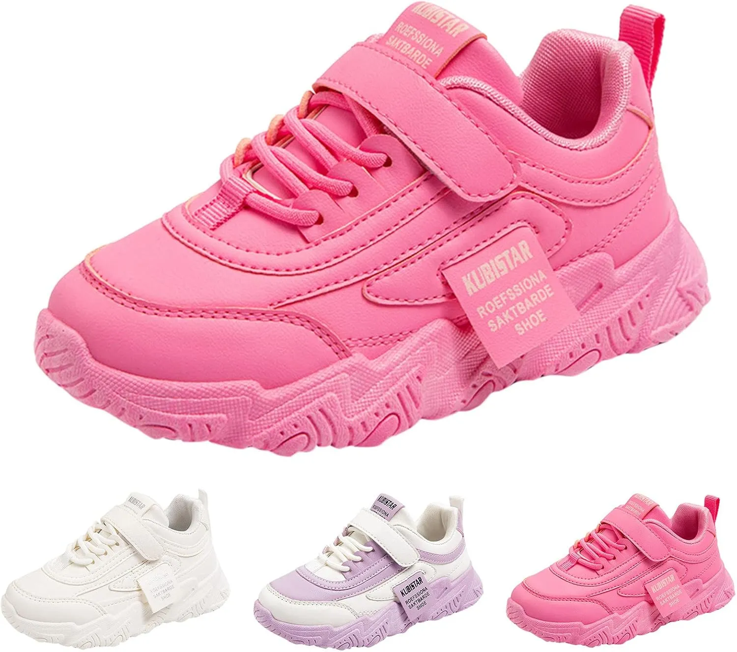 Toddler Tennis Shoes Girls Fashion Sneakers Toddler Shoes Boys Walking Running Shoes Thick Sole Non Slip Tennis Sport