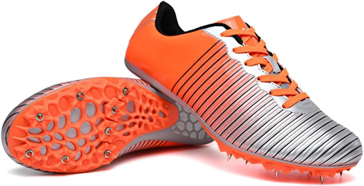 Track and Field Shoes for Men Women, Boys Girls Youth Spikes Jumping Sneakers Professional Running Racing Sprint Athletic Shoes