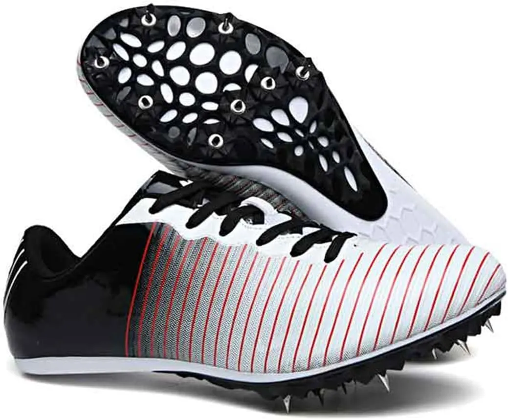 Track and Field Shoes for Men Women, Boys Girls Youth Spikes Jumping Sneakers Professional Running Racing Sprint Athletic Shoes