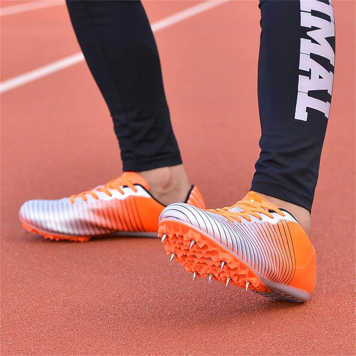 Track and Field Shoes for Men Women, Boys Girls Youth Spikes Jumping Sneakers Professional Running Racing Sprint Athletic Shoes