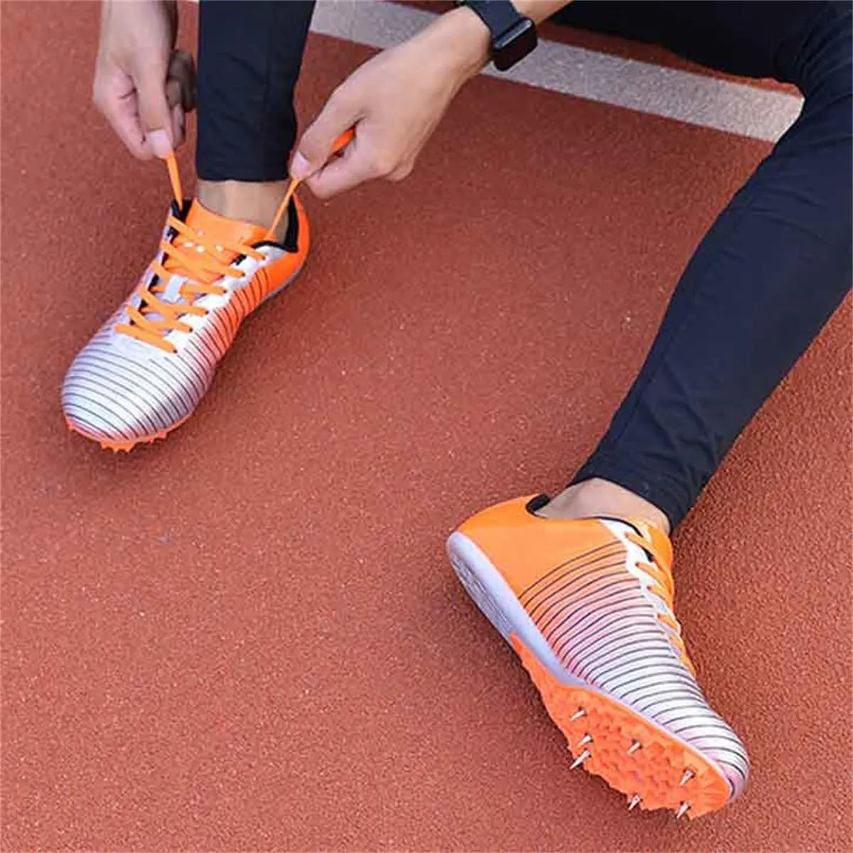 Track and Field Shoes for Men Women, Boys Girls Youth Spikes Jumping Sneakers Professional Running Racing Sprint Athletic Shoes